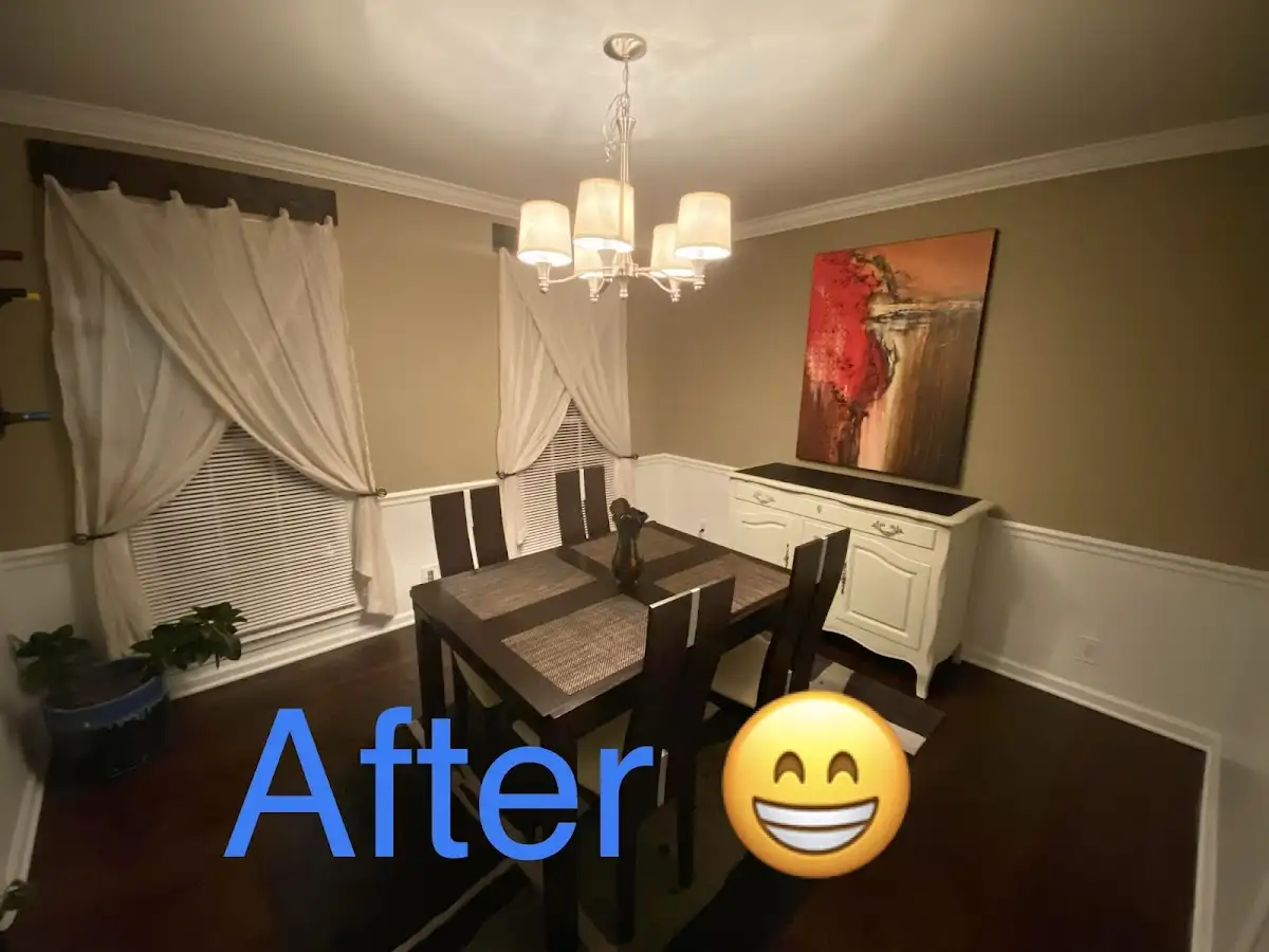 Professional dining room restoration after water damage in American Falls